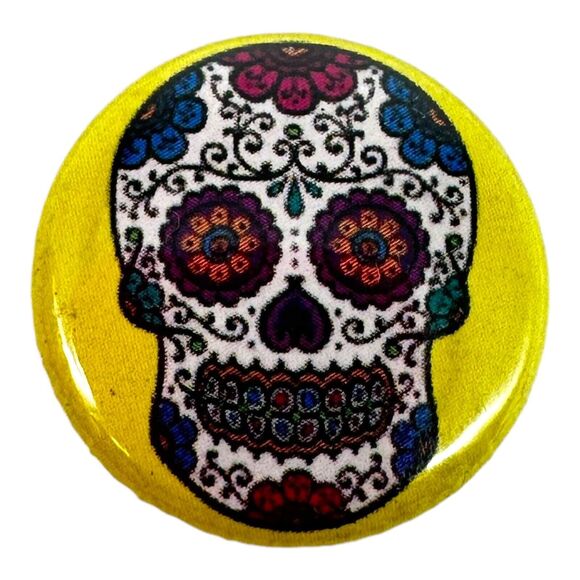 Lot of 13 Day of the Dead Sugar Skull 1” Lapel Pin Lot Dia De Los Muertos - Picture 4 of 12